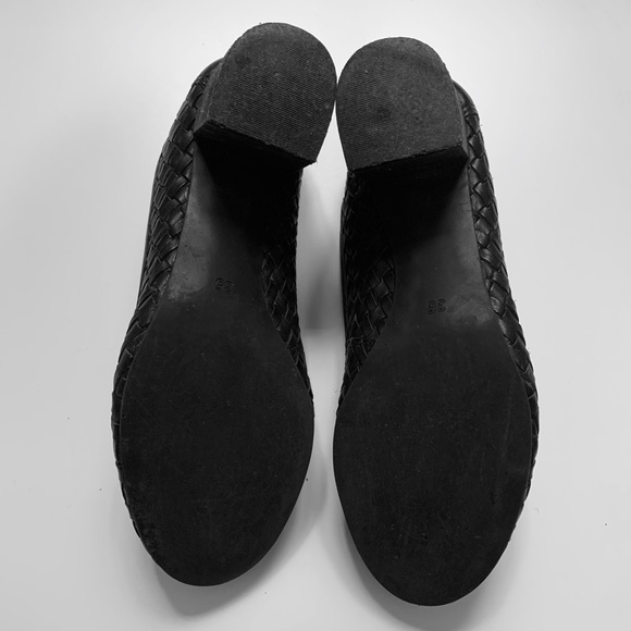 Bottega inspired Genuine Leather Black Heels - Picture 4 of 6